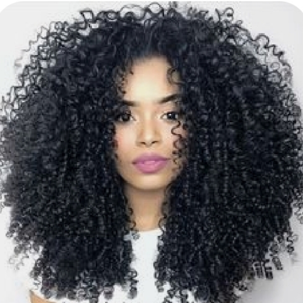 Big curly  4c curly wig